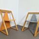 Pair of Memphis style postmodern chairs | 1980s