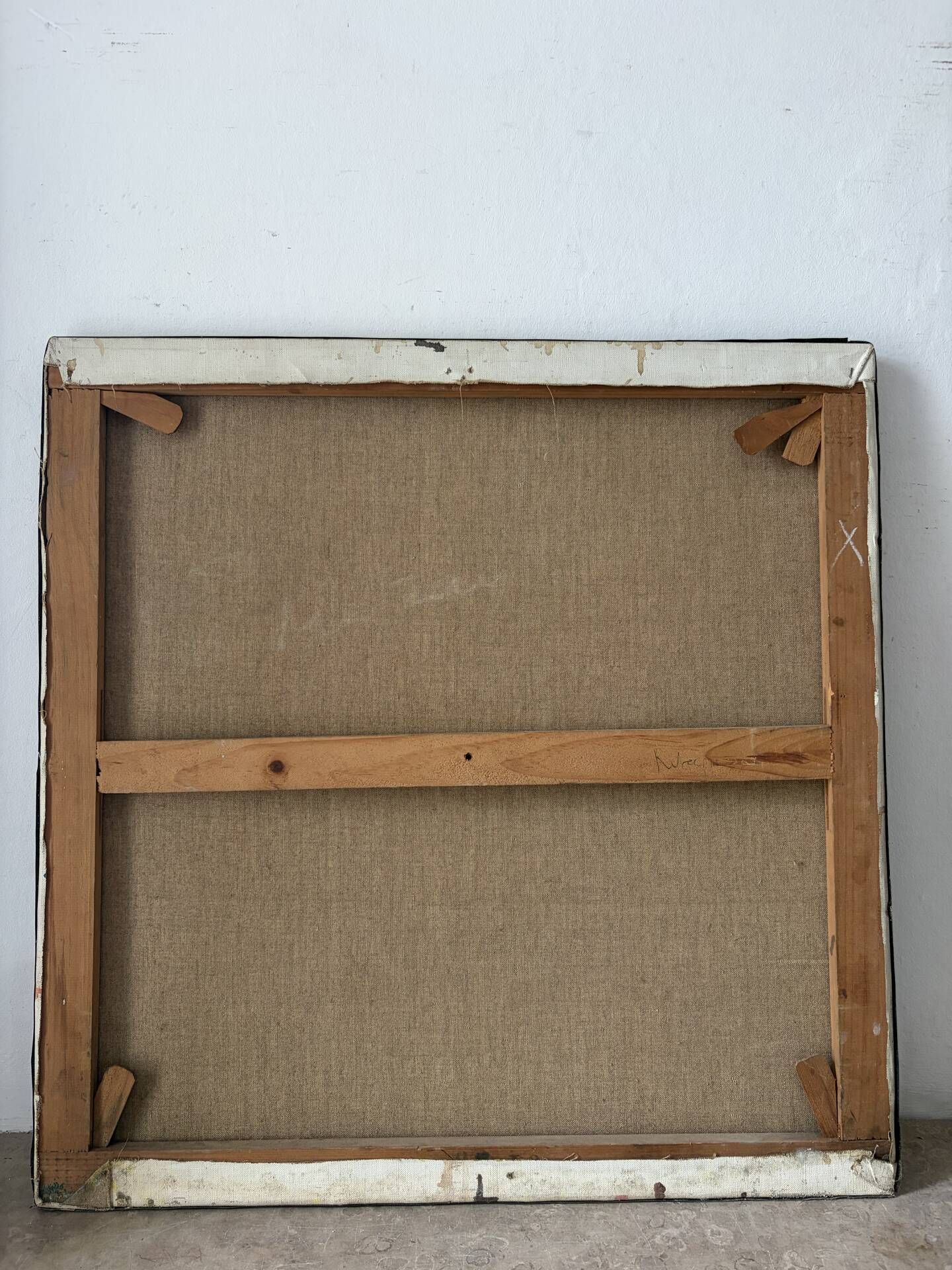 Reflets d’automne, huile sur toile signée 1974