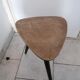 Extra table wood tripod feet compas vintage