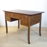 Walnut Art Nouveau Desk, Spain, 1910's