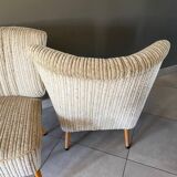 Pair of cocktail armchairs