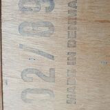 Danish teak sideboard with tambour doors