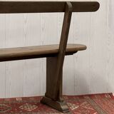 Bench with backrest