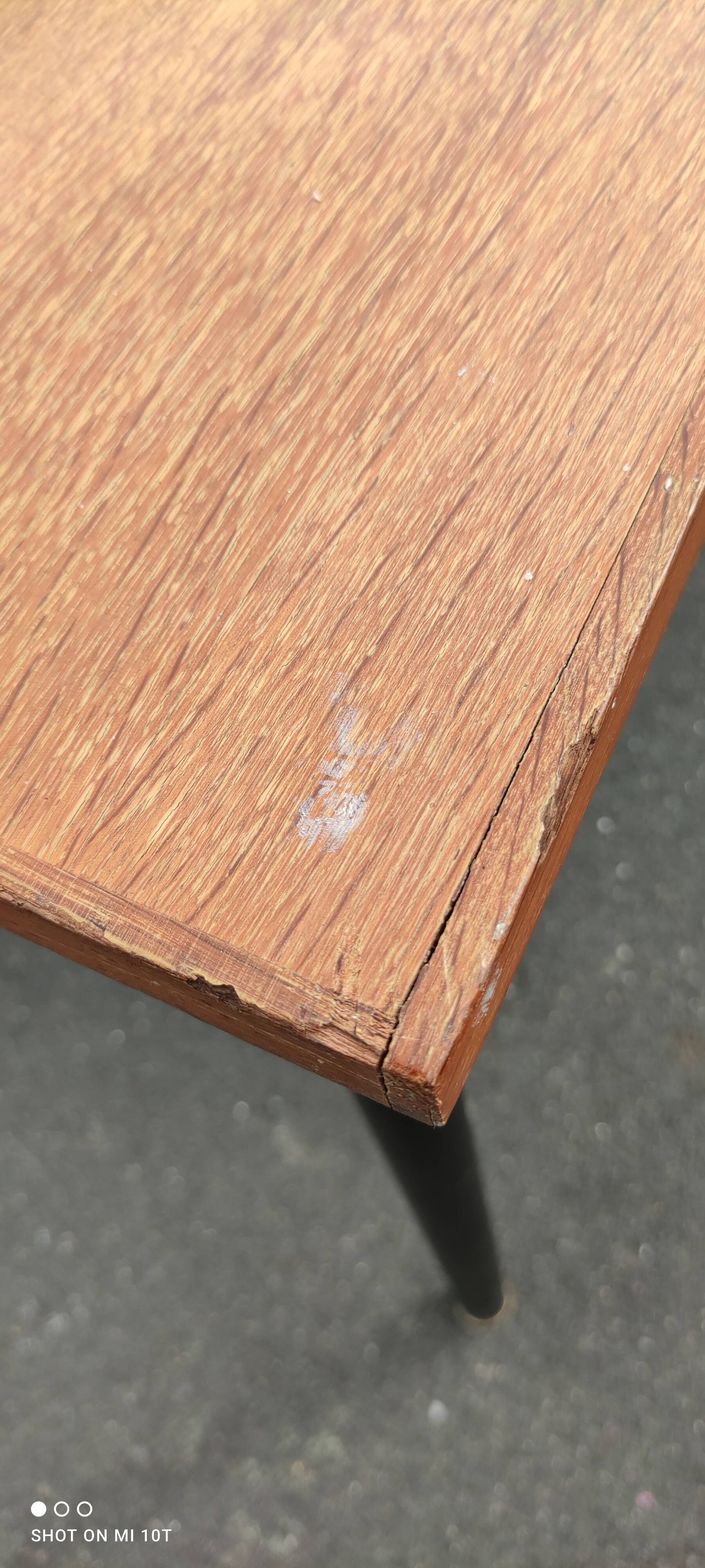 Vintage desk feet tube