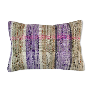 Vintage turkish handmade kilim cushion cover 40x60 cm