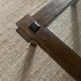 Square teak table