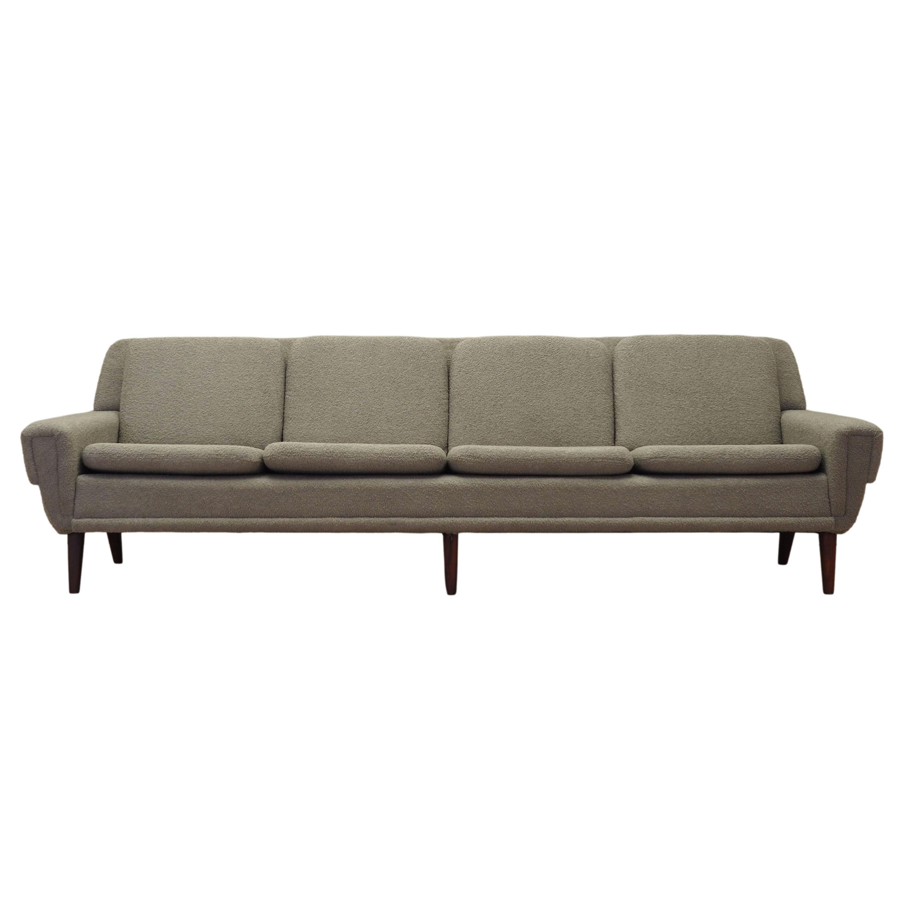 Grey sofa, Danish design, 1970s, production: Denmark