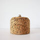 Cork ice bucket and its 1970 ice clip