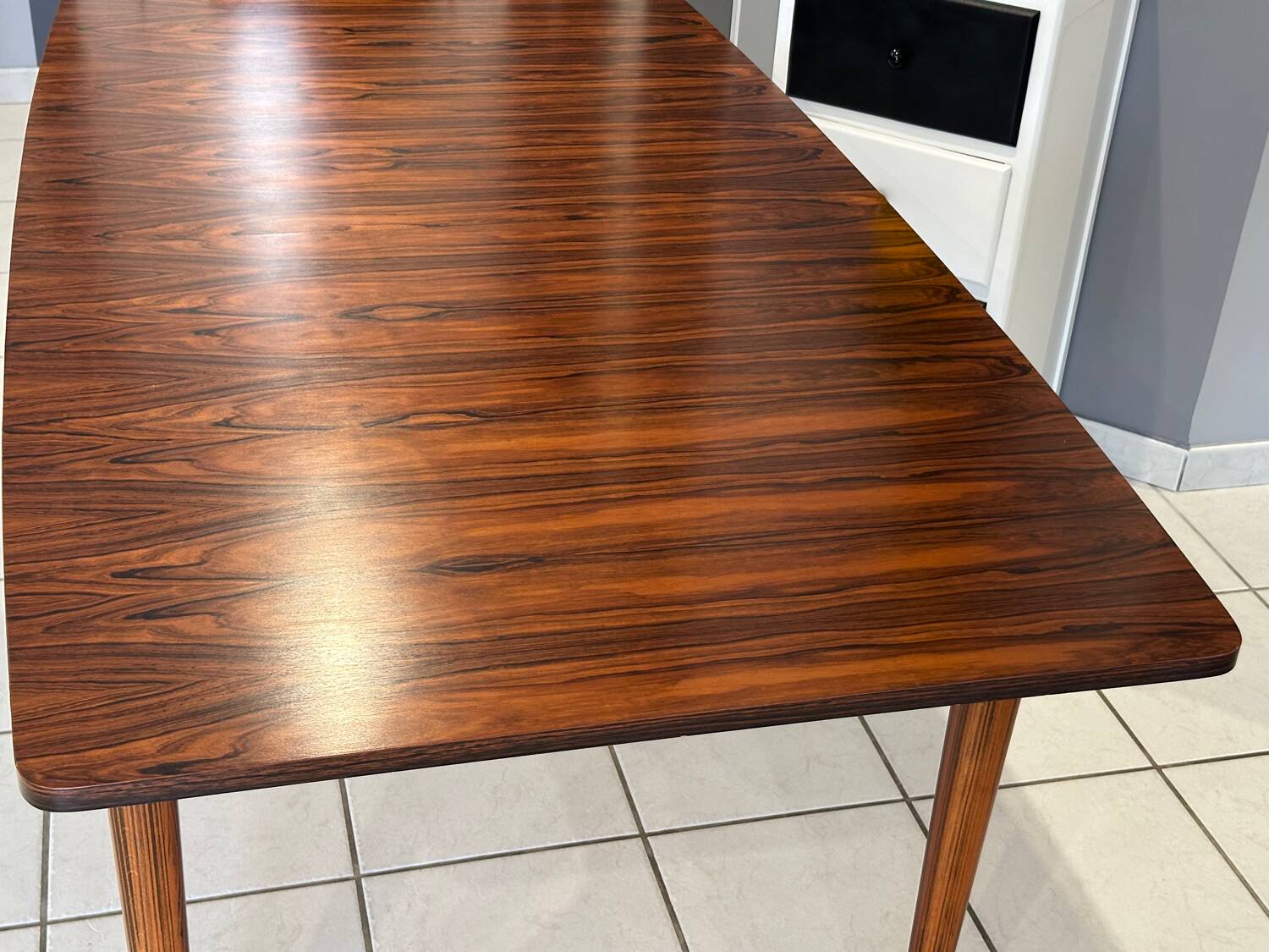 Table extensible en palissandre de style scandinave, 1970