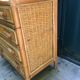 Commode et chevet en rotin et bambou