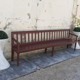 Oak station bench 2m80