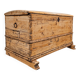 French natural pine blanket chest / 1920s