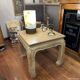 2 tables d'appoint en bois d'orme, Chine années 50
