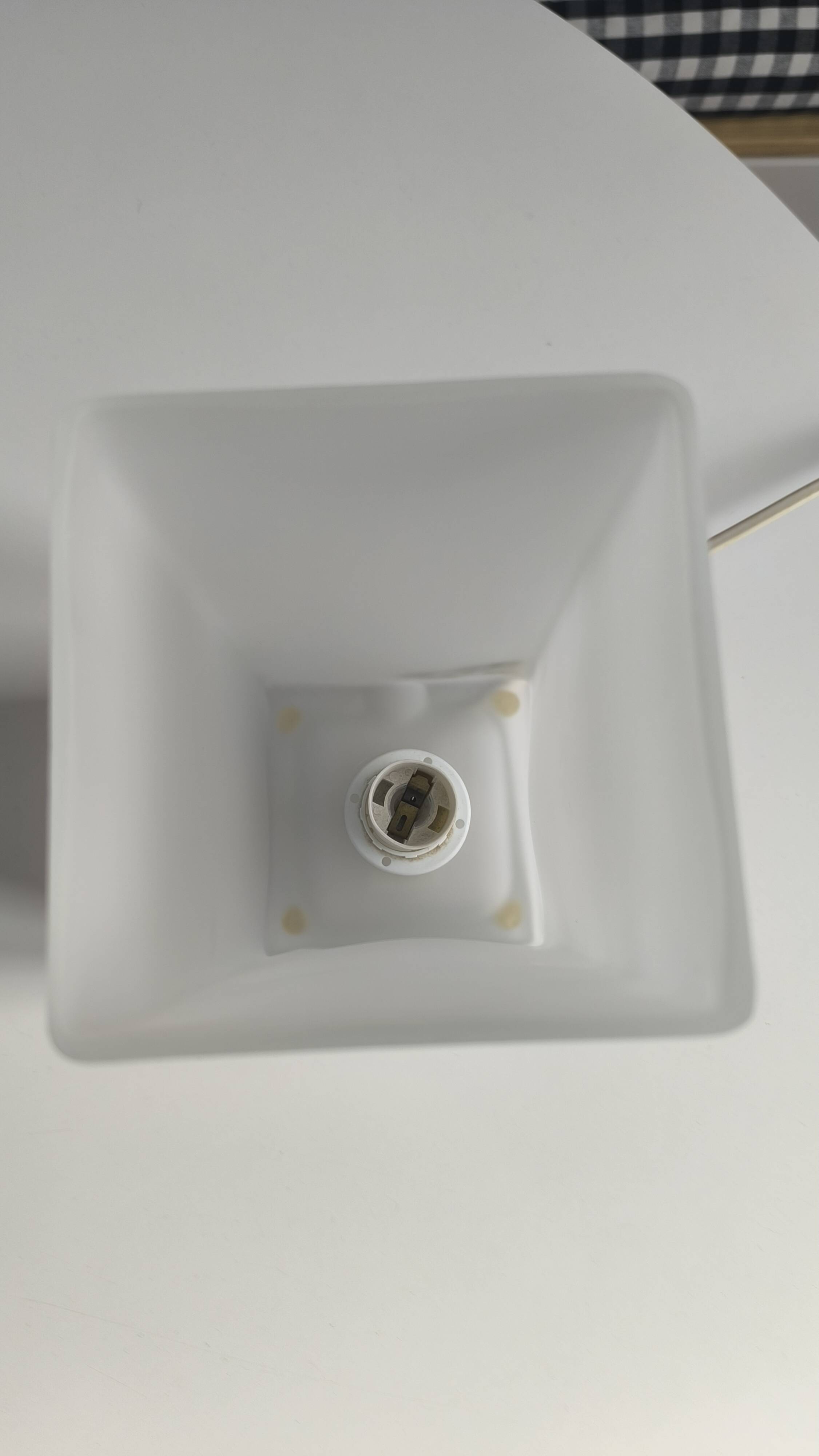 Ikea frosted glass lamp 1990