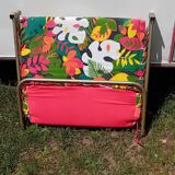 Vintage Deckchair-Camp Bed