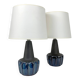 Pair of Søholm table lamps model 1051 by Einar Johansen, Soholm, Denmark, 1960.