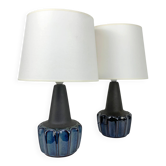 Pair of Søholm table lamps model 1051 by Einar Johansen, Soholm, Denmark, 1960.