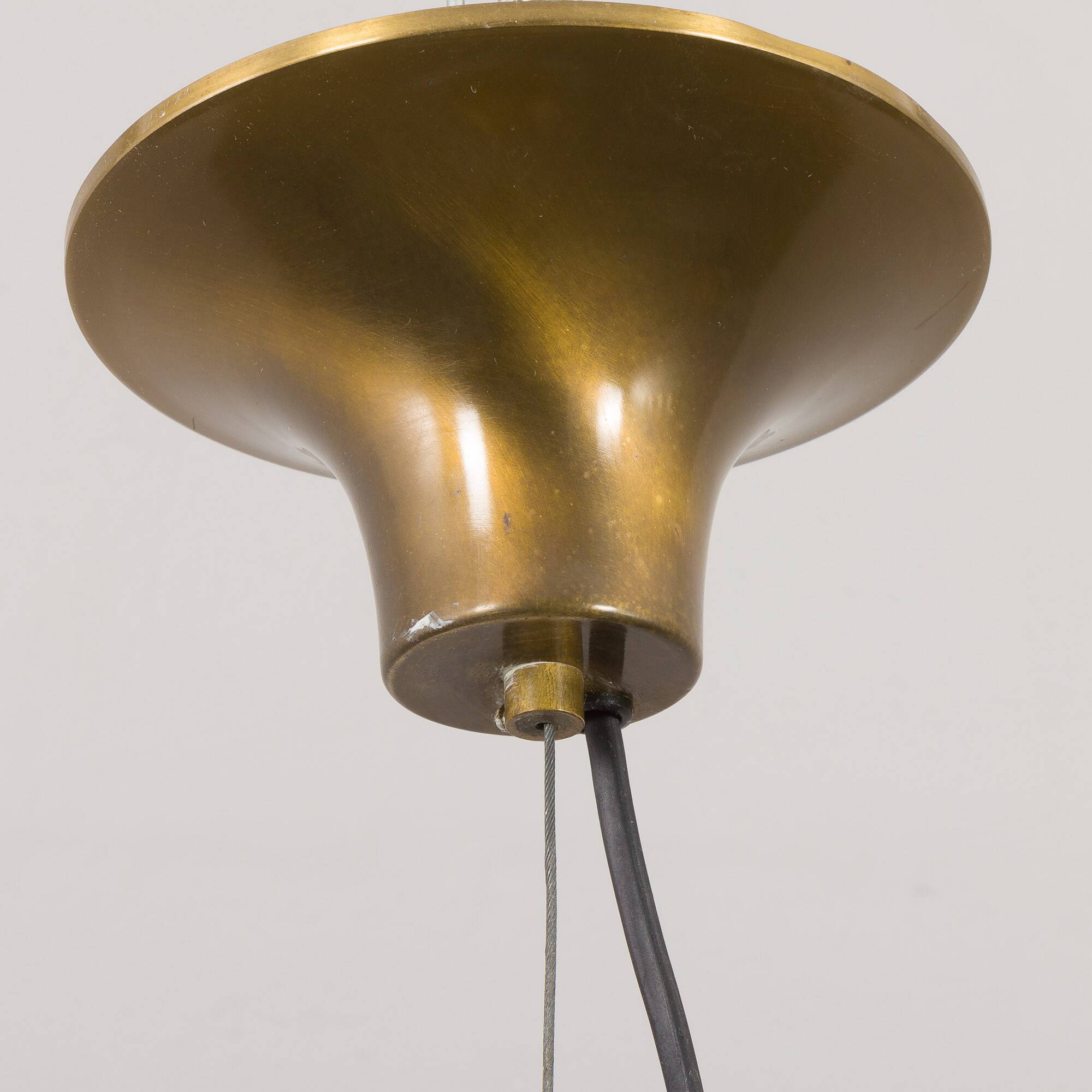 Italian mid-century Murano glass pendant lamp 1970s