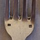 Lot de 4 couverts argent gravés fg