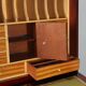 Bureau Arts and Crafts en acajou et érable