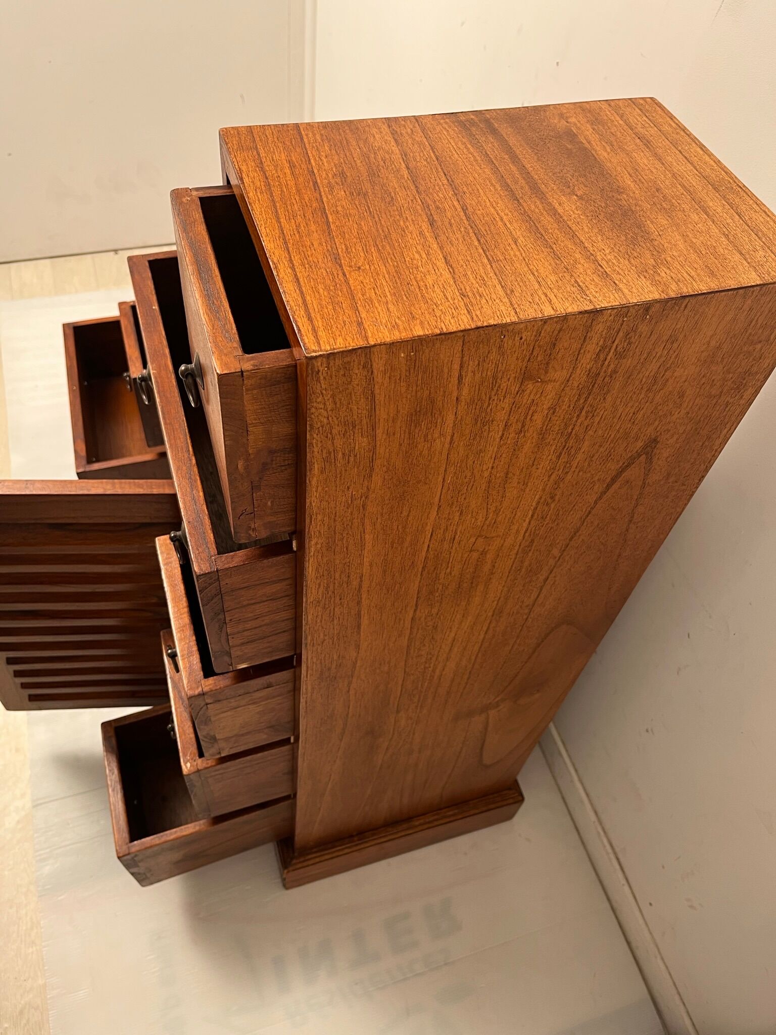 Staircase cabinet 1 door 7 drawers