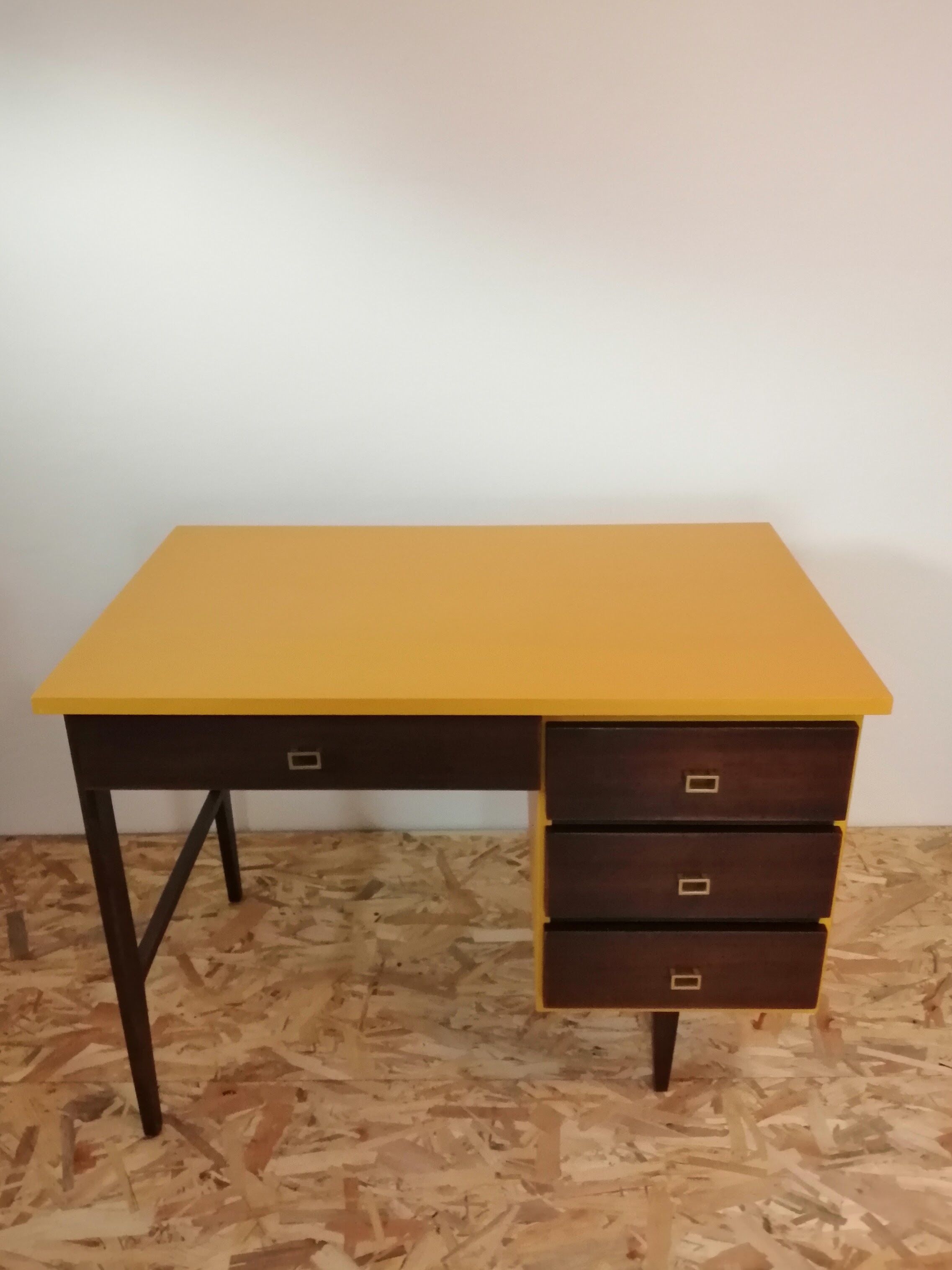 Yellow desk