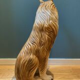 statue chien vintage