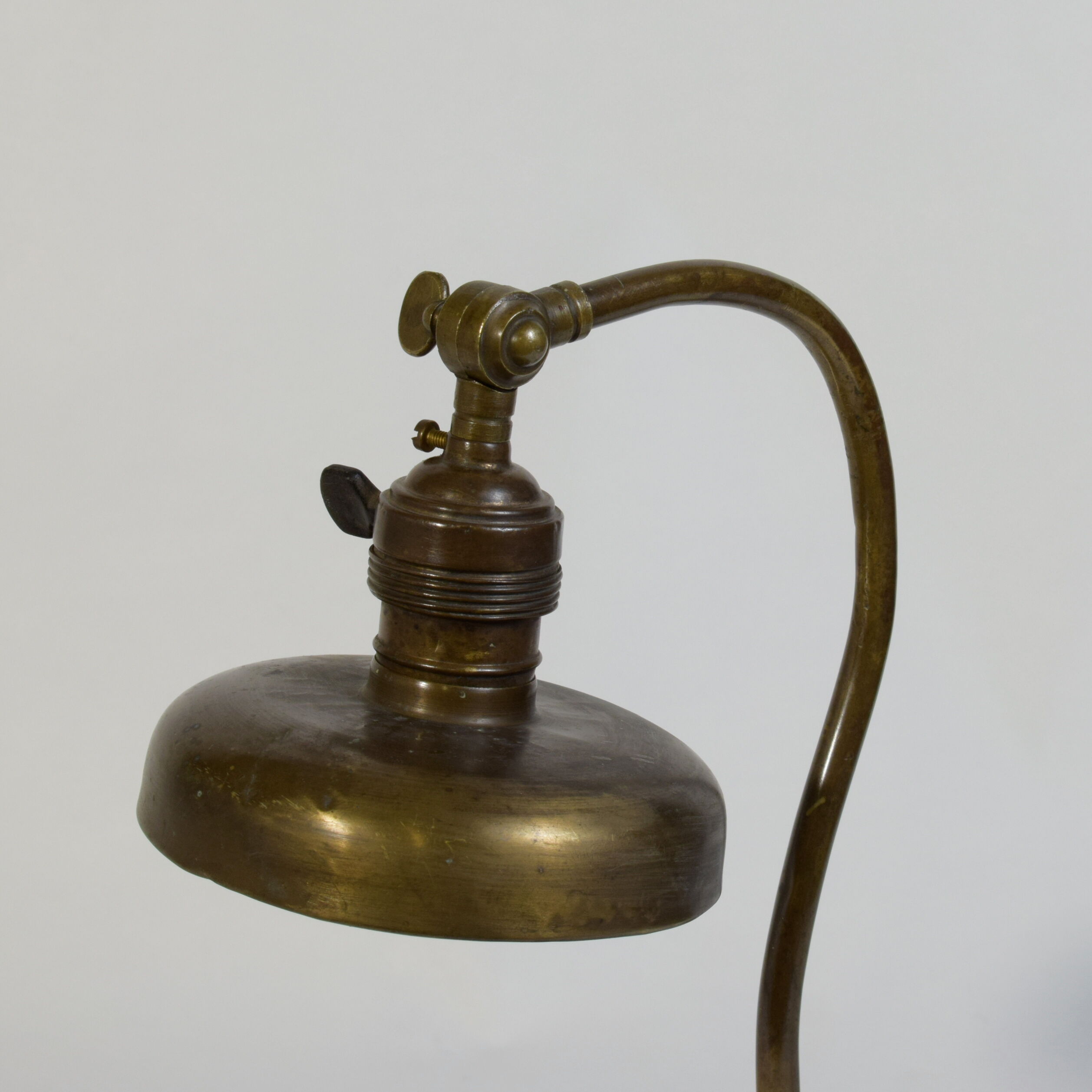 Art Nouveau bronze lamp