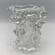 Vase en cristal à décor de picots en relief 1,8 kg
