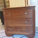 Commode en noyer massif