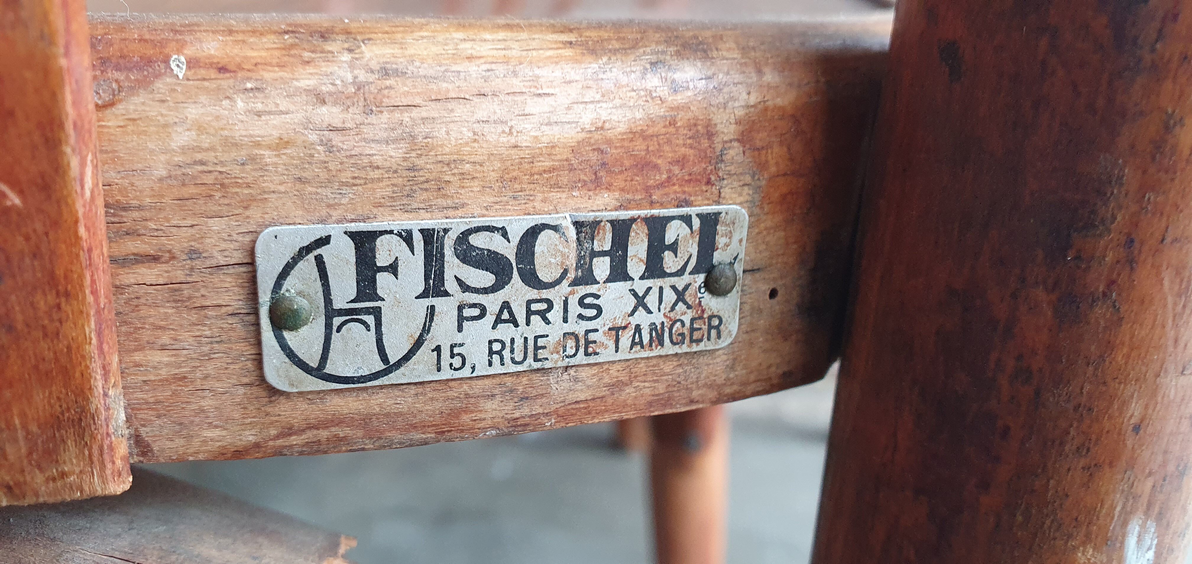 Chaises bistrot Fischel 1930