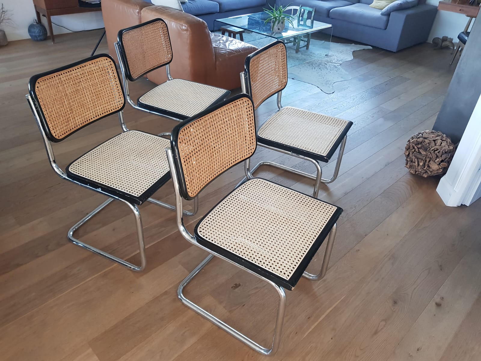 Cesca chairs by Marcel Breuer