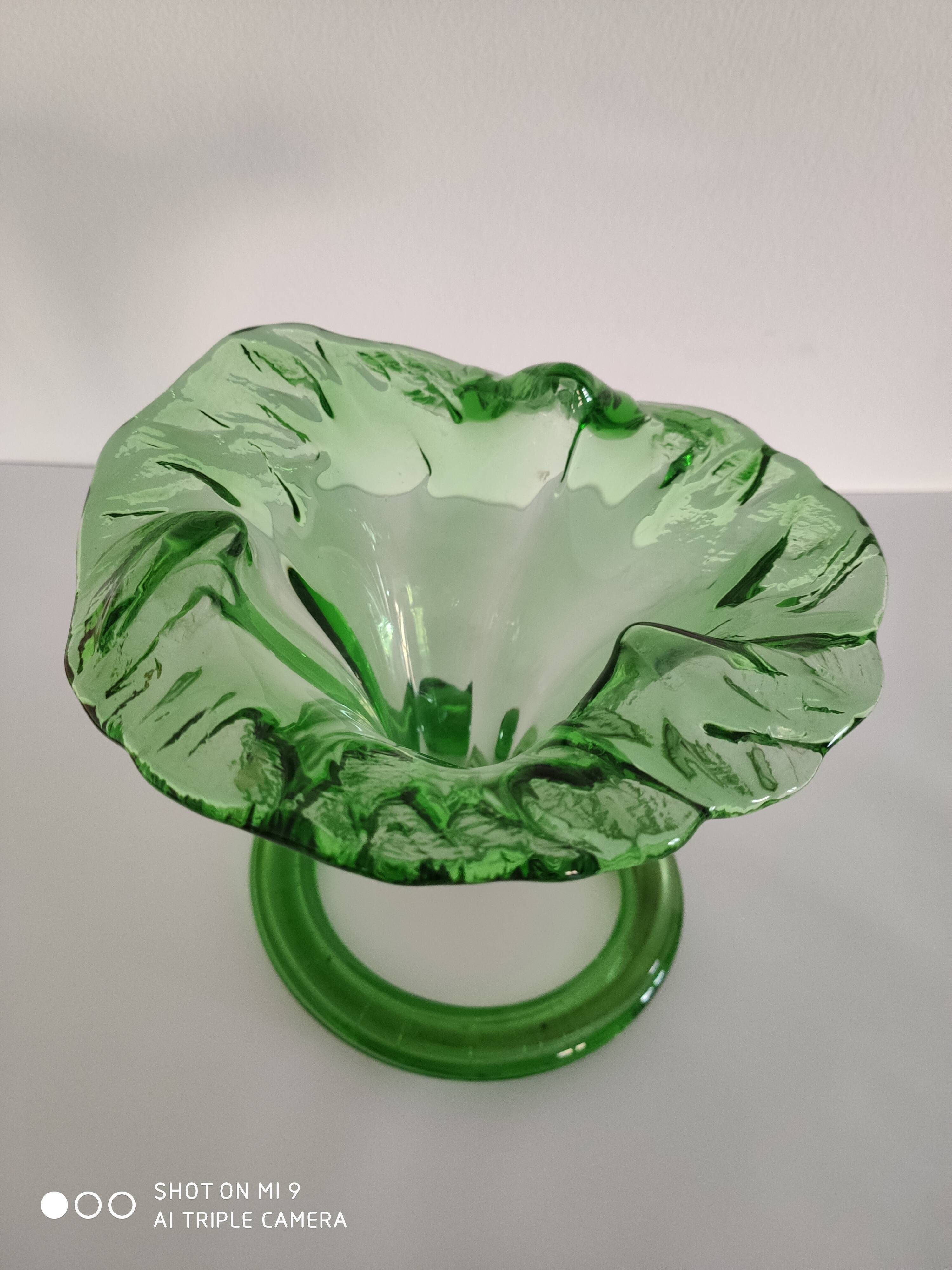 Blown glass vase