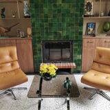 Pair of scandinavian armchairs 1970