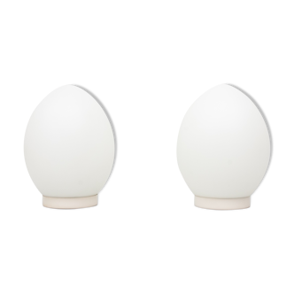 Egg lamps verrerie de Vianne, France, 1970s