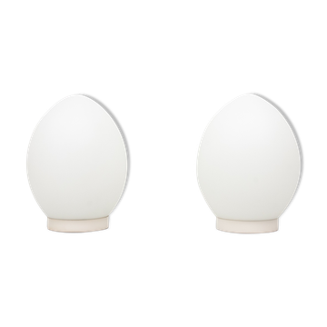 Egg lamps verrerie de Vianne, France, 1970s