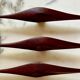 Set of 3 teak wall mounted cranes, Scandinavian modern, Denmark, 1960s