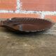 Set of 10 ARCOROC Shell-Shaped Plates Black Opaline 1970s