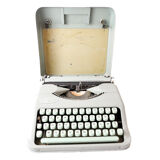 Hermes Baby Rocket green lime typewriter revised new ribbon