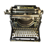 Machine à écrire ancienne Underwood n°5