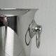 Shiny stainless steel champagne bucket