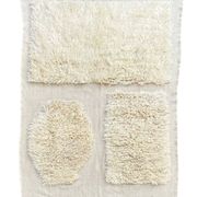 Moroccan Beni Ouarain rug in ecru wool