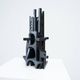 Sculpture en bois italienne abstraite