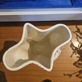 Hand enameled vase