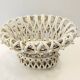 Creamy White Ceramic Fruit Bowl or Centerpiece by Charles de Boissimon