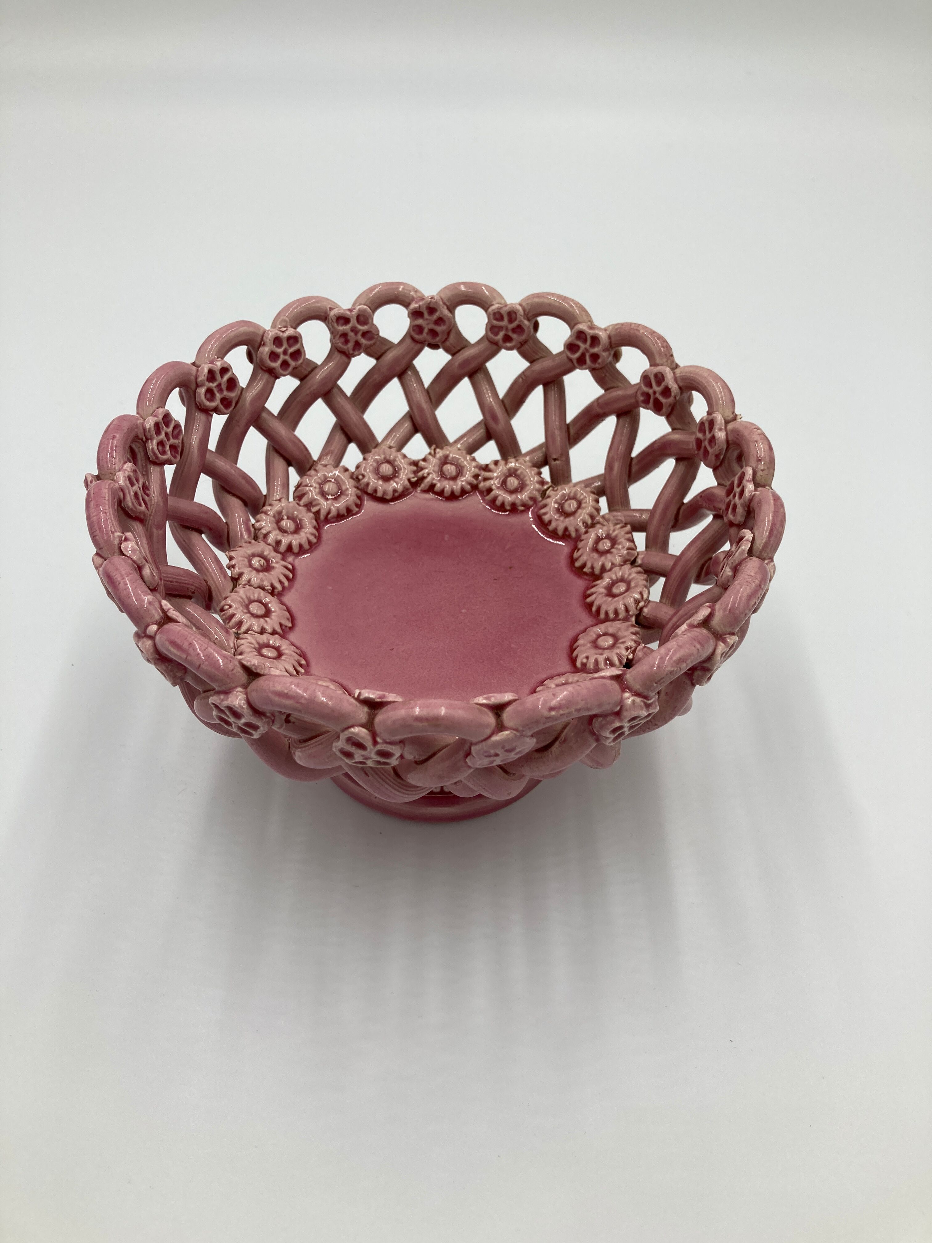 Braided ceramic basket Pichon Uzes