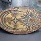 Sun coffee table in lava stone period 1960