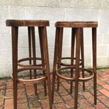 Set of 4 Bauman bar stools