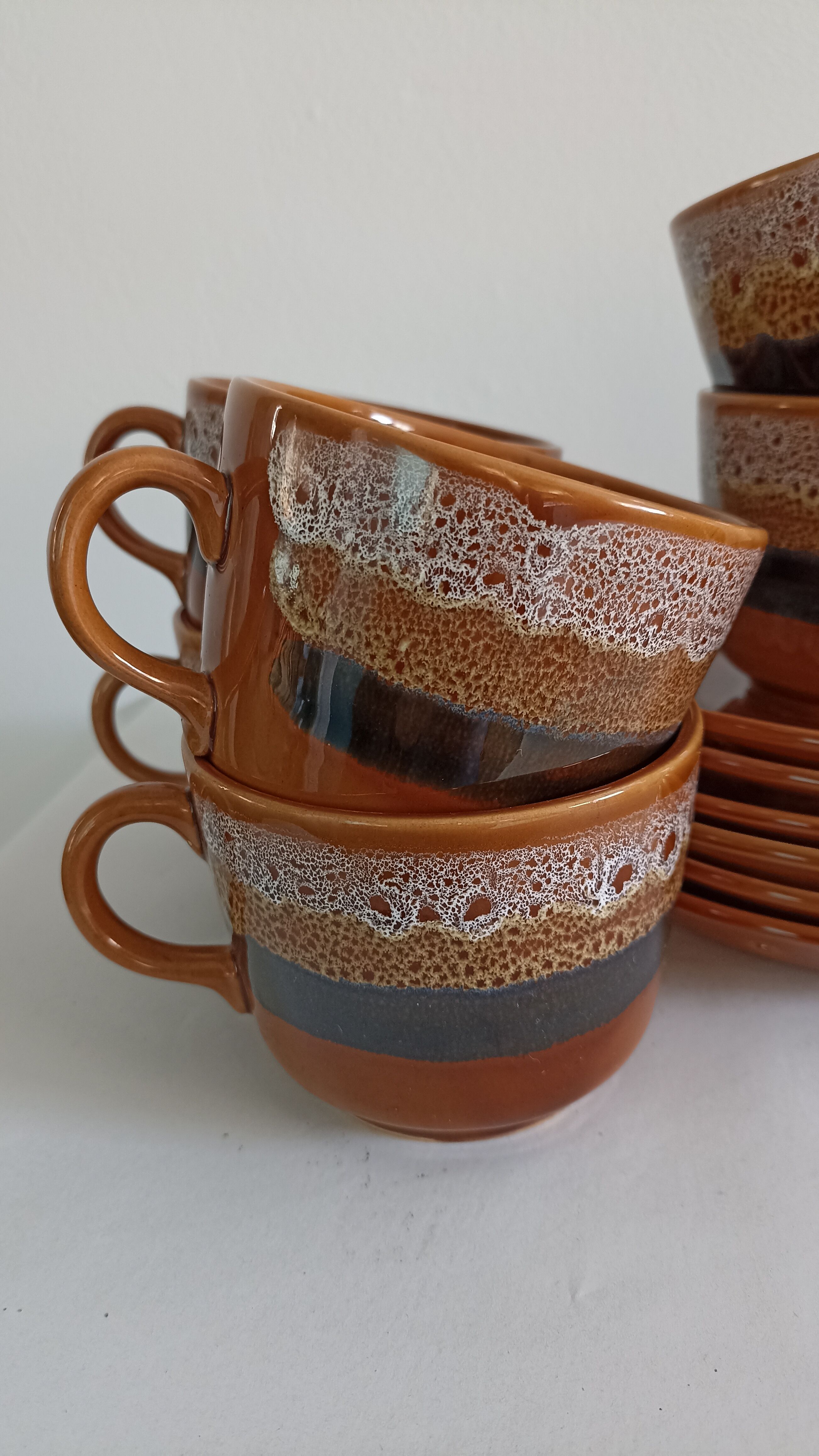 Cups & saucers Sarreguemines