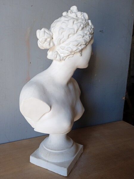 Large flat bust of Venus